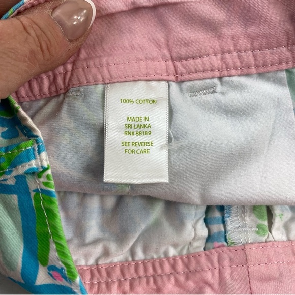 Lilly Pulitzer Women’s Colorful Tropical Beachy Printed Shorts Sz 0 - Picture 6 of 12